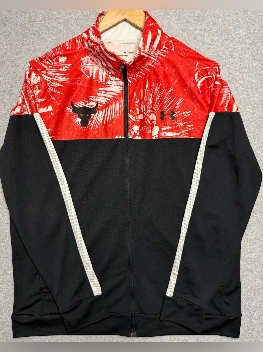 Under Armour Project Rock Aloha Camo Track Jacket Men’s XL 1354829